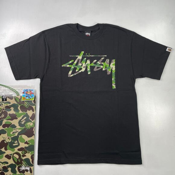 BAPE x Stussy 30th Anniversary 2010 ABC Camo Tee Size M - Picture 2 of 9